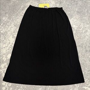 Victor Costa Classic Black A-Line Skirt
